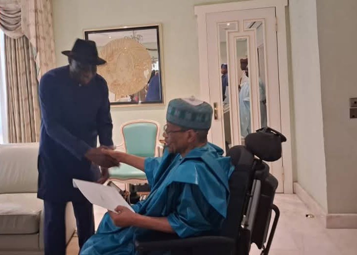 Jonathan Leads Delegation to Minna, Hails IBB As Non-Sectional Leader on 84th Birthday