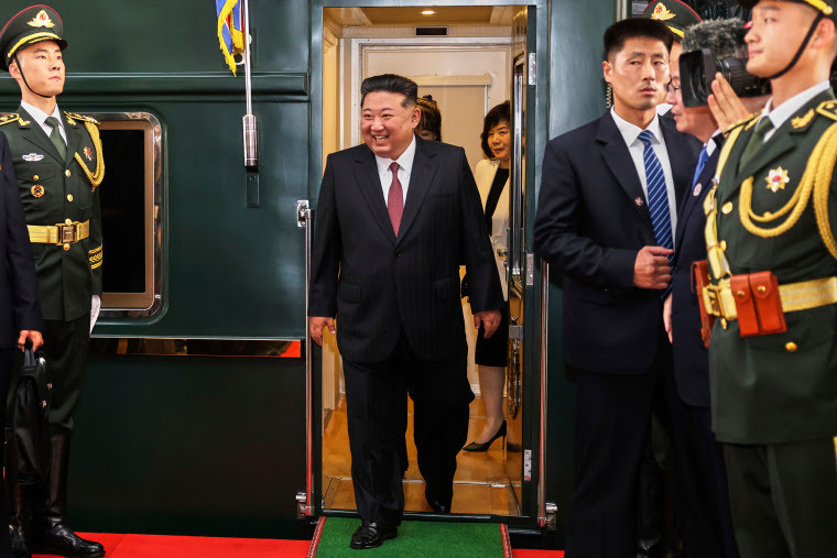 North Korea’s Kim Jong Un Joins Putin and Xi in Beijing for Military Show of Force