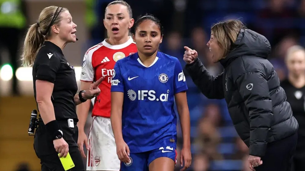 Bompastor Fumes As Hair-Pulling Controversy Marrs Chelsea’s Champions League Exit